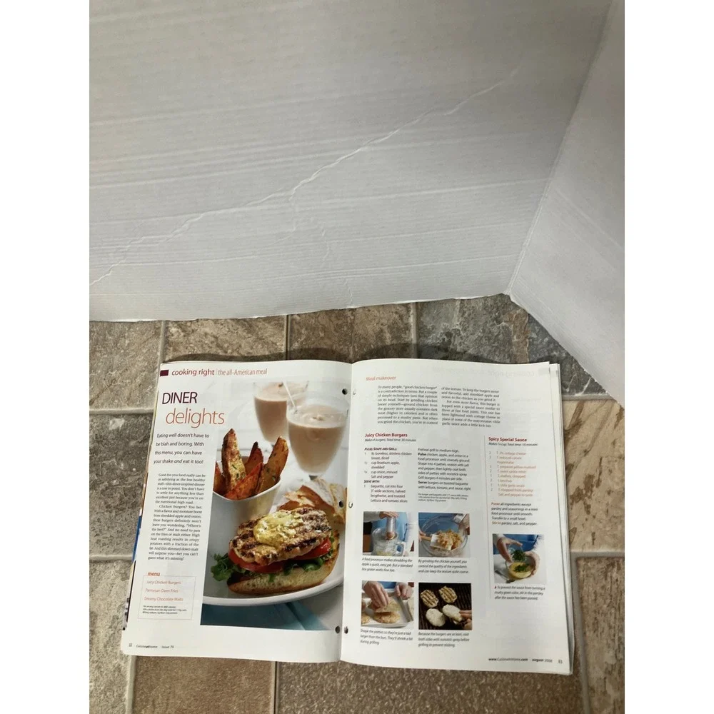 Cuisine at Home Magazine August 2008 Summer Menus‎ Recipes Grilling